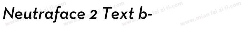 Neutraface 2 Text b字体转换